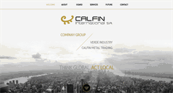 Desktop Screenshot of calfininternational.com